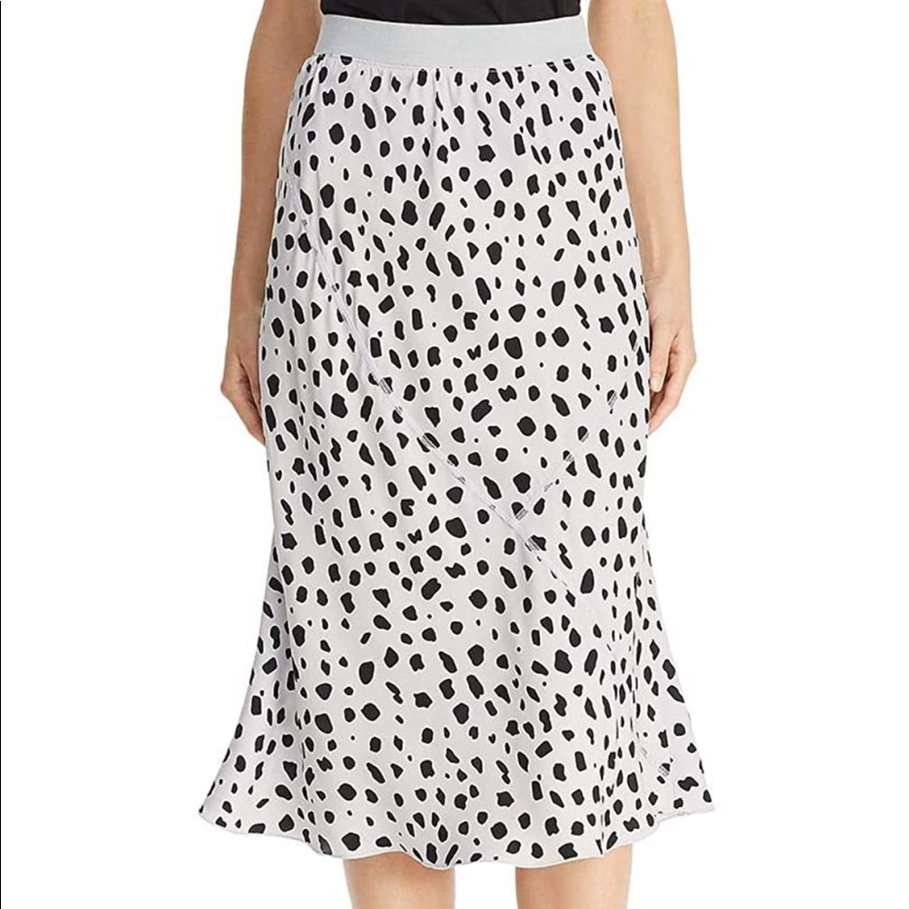 ATM midi silk skirt